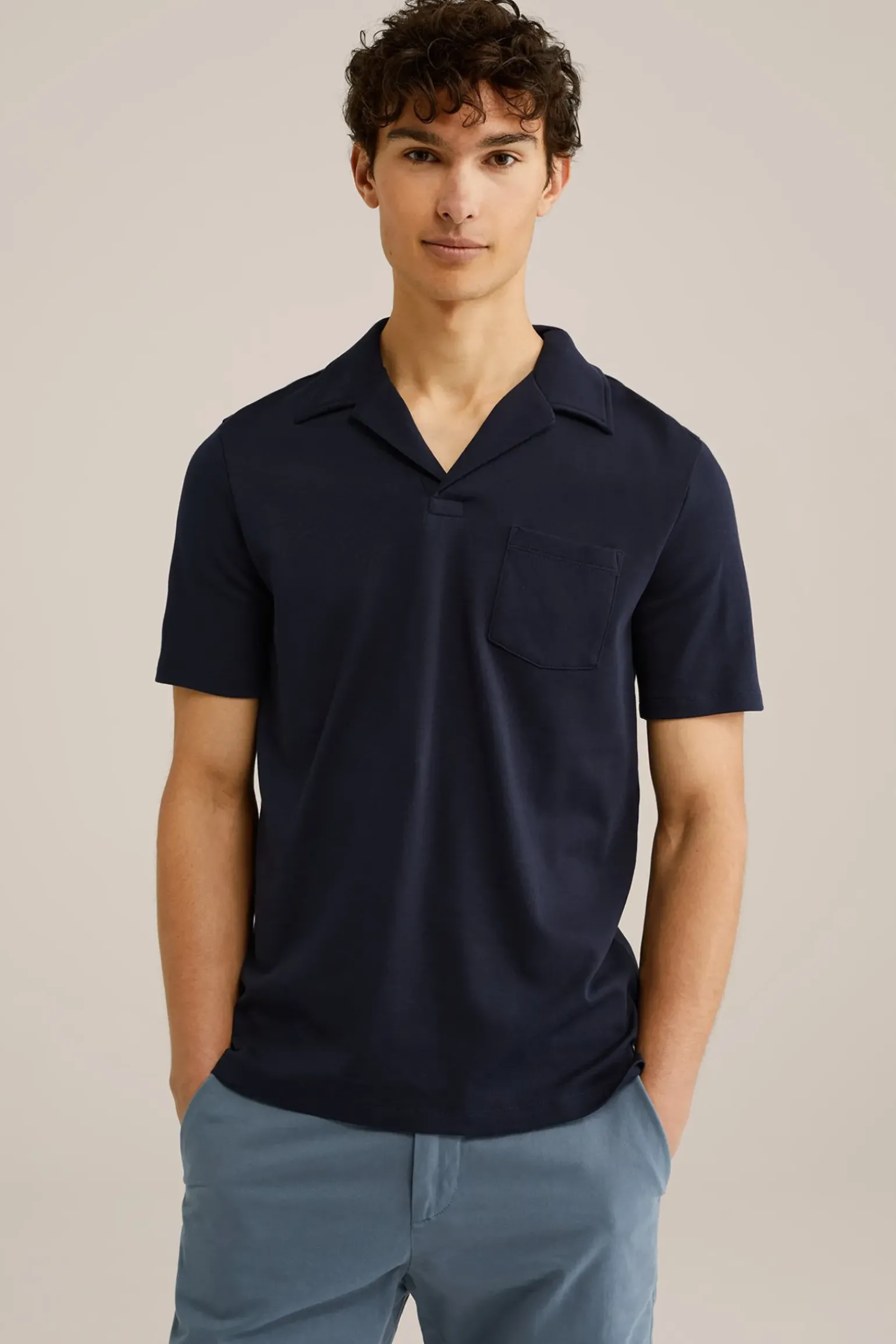 slim fit polo
