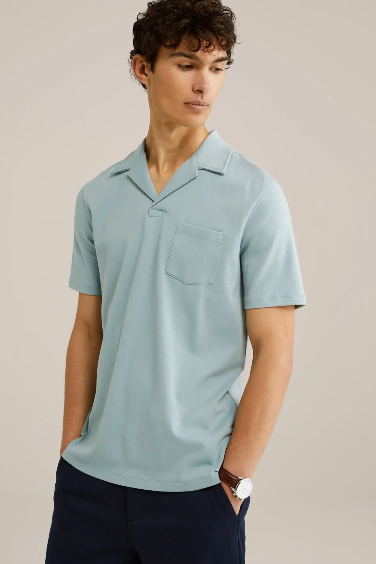 slim fit polo