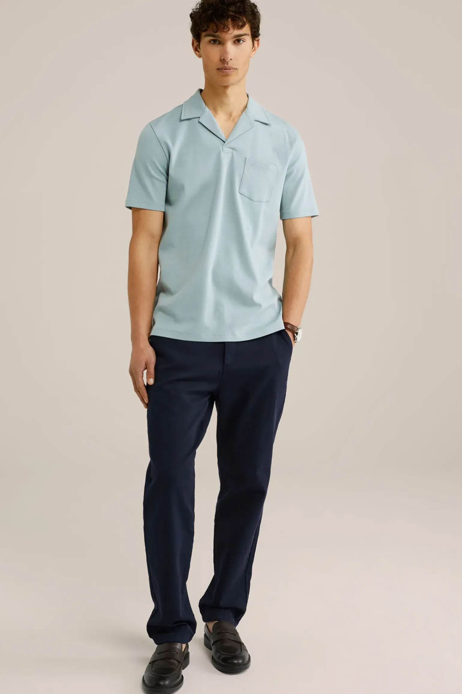 slim fit polo