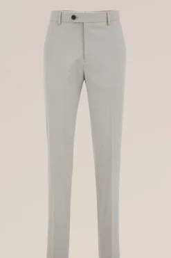 Slim fit seersucker pantalon
