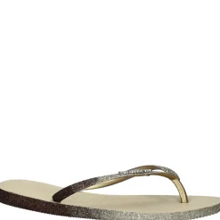 Slim Sparkle dames teenslipper