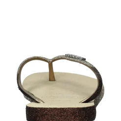 Slim Sparkle dames teenslipper