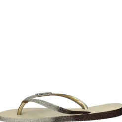 Slim Sparkle dames teenslipper