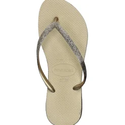 Slim Sparkle dames teenslipper