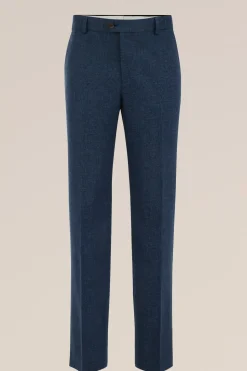 straight fit pantalon van linnenmix