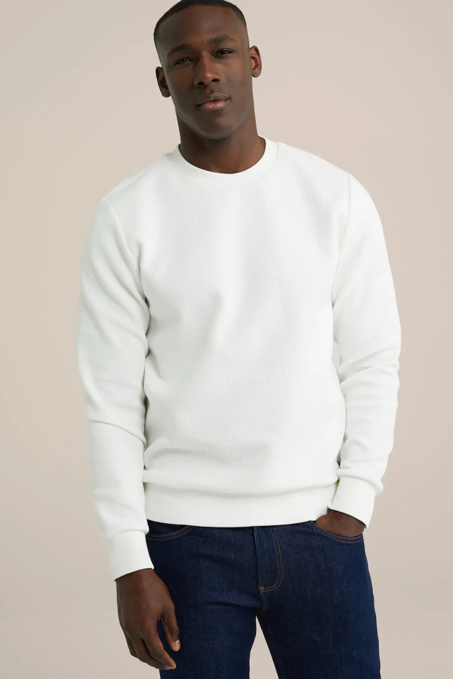 sweater met antibacteriële finish