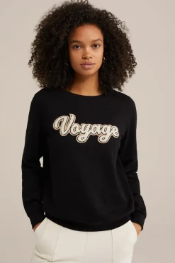 sweater met embroidery