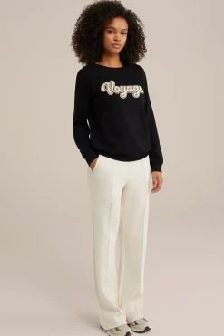 sweater met embroidery