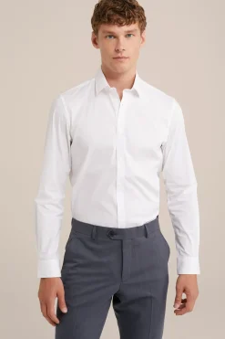 tall fit anti-odour overhemd met stretch