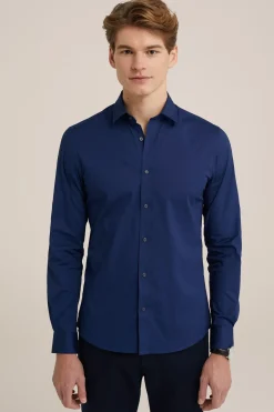 tall fit overhemd met stretch