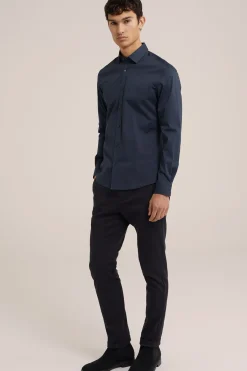 tall fit overhemd met stretch