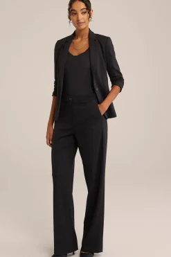 tall fit wide leg broek