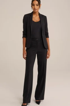 tall fit wide leg broek