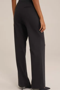 tall fit wide leg broek