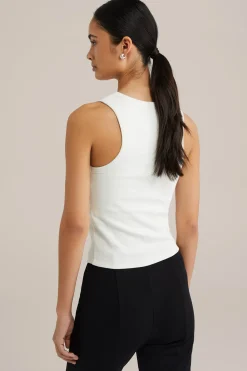 tanktop met ge&iuml;ntegreerde bh