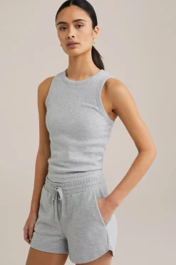 tanktop met ge&iuml;ntegreerde bh