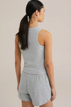 tanktop met ge&iuml;ntegreerde bh