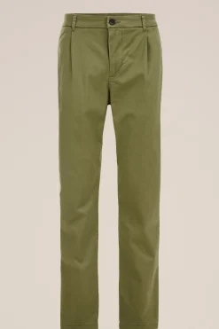 tapered fit chino met stretch