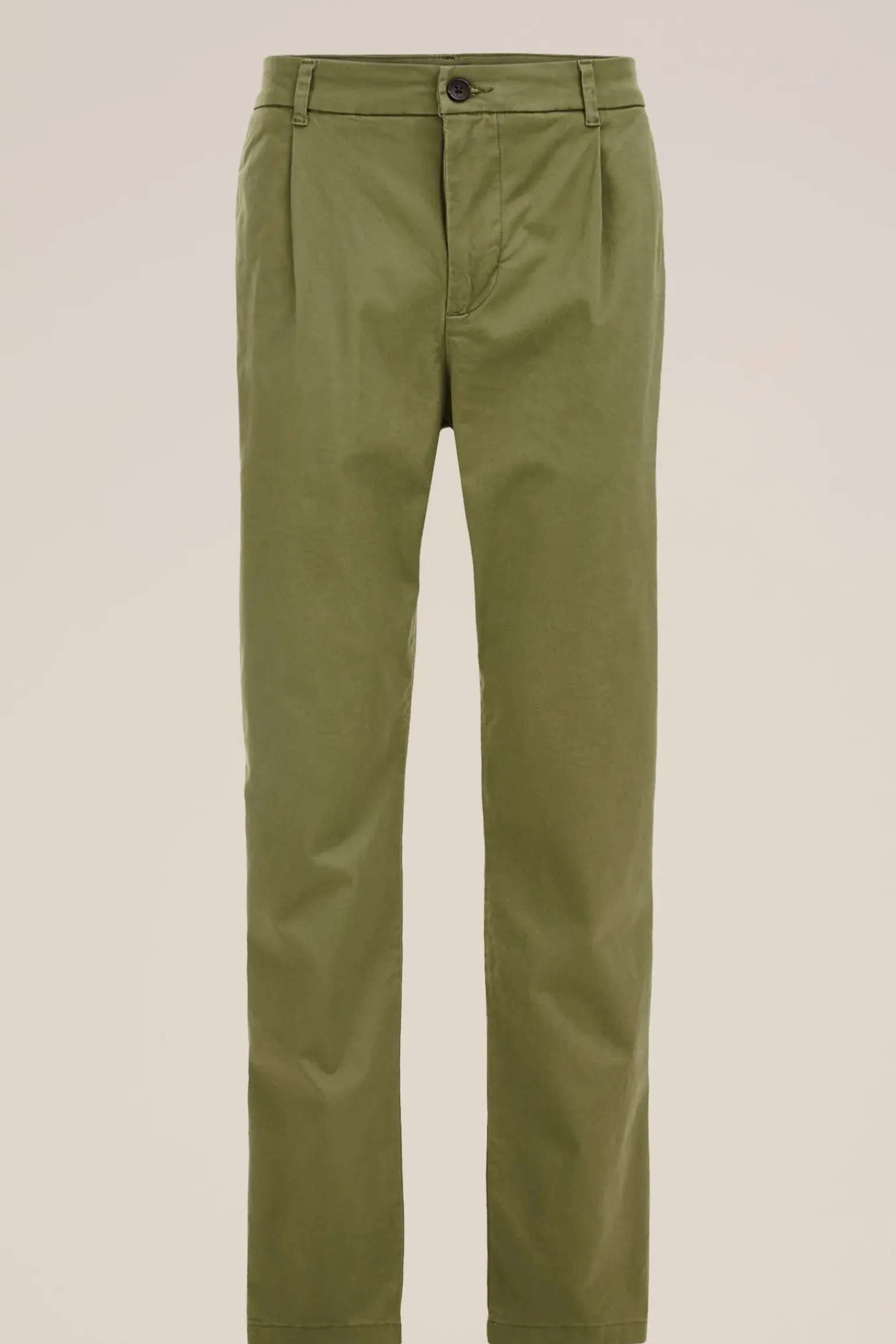 tapered fit chino met stretch