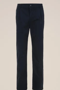 tapered fit chino met stretch