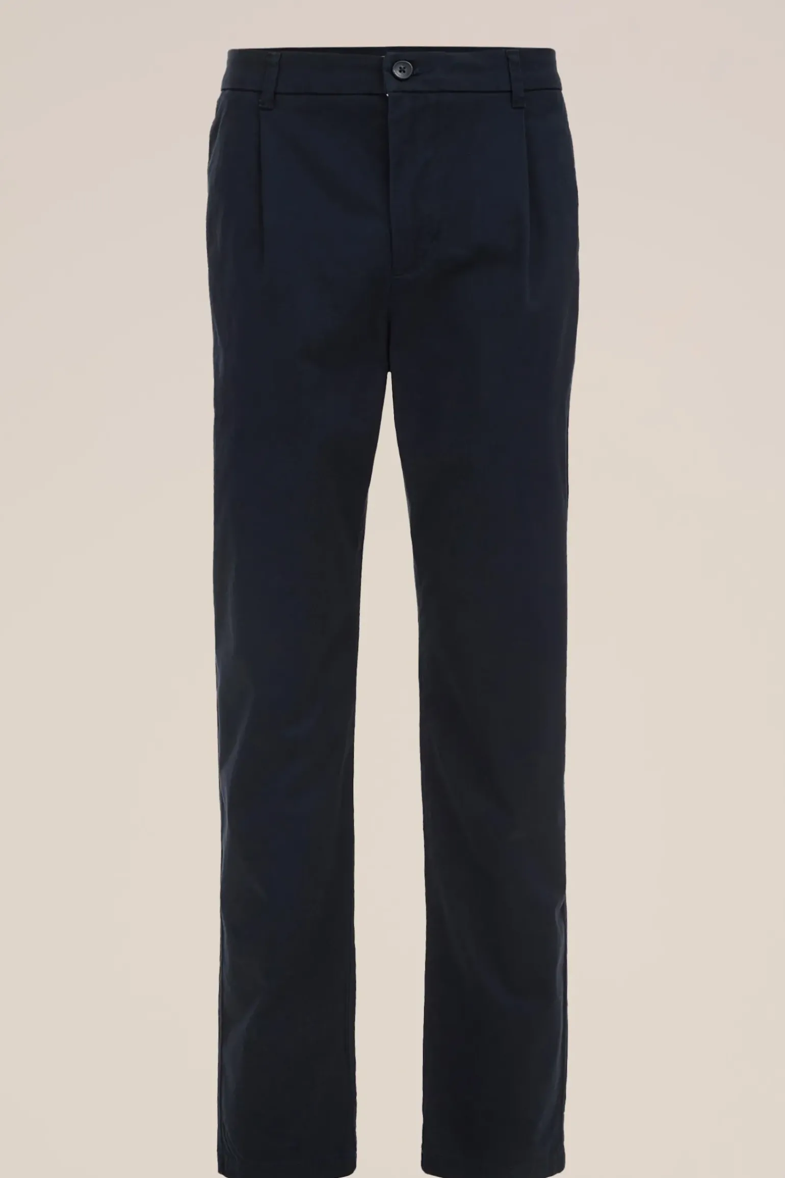 tapered fit chino met stretch