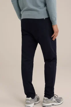 tapered fit chino met stretch