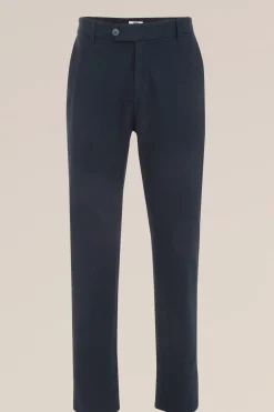 tapered seersucker pantalon