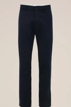 Tapered soft touch chino van katoen modalmix