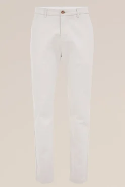 Tapered soft touch chino van katoen modalmix