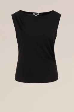 top met plooidetail