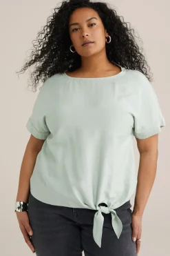 top met strikdetail - Curve