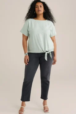 top met strikdetail - Curve