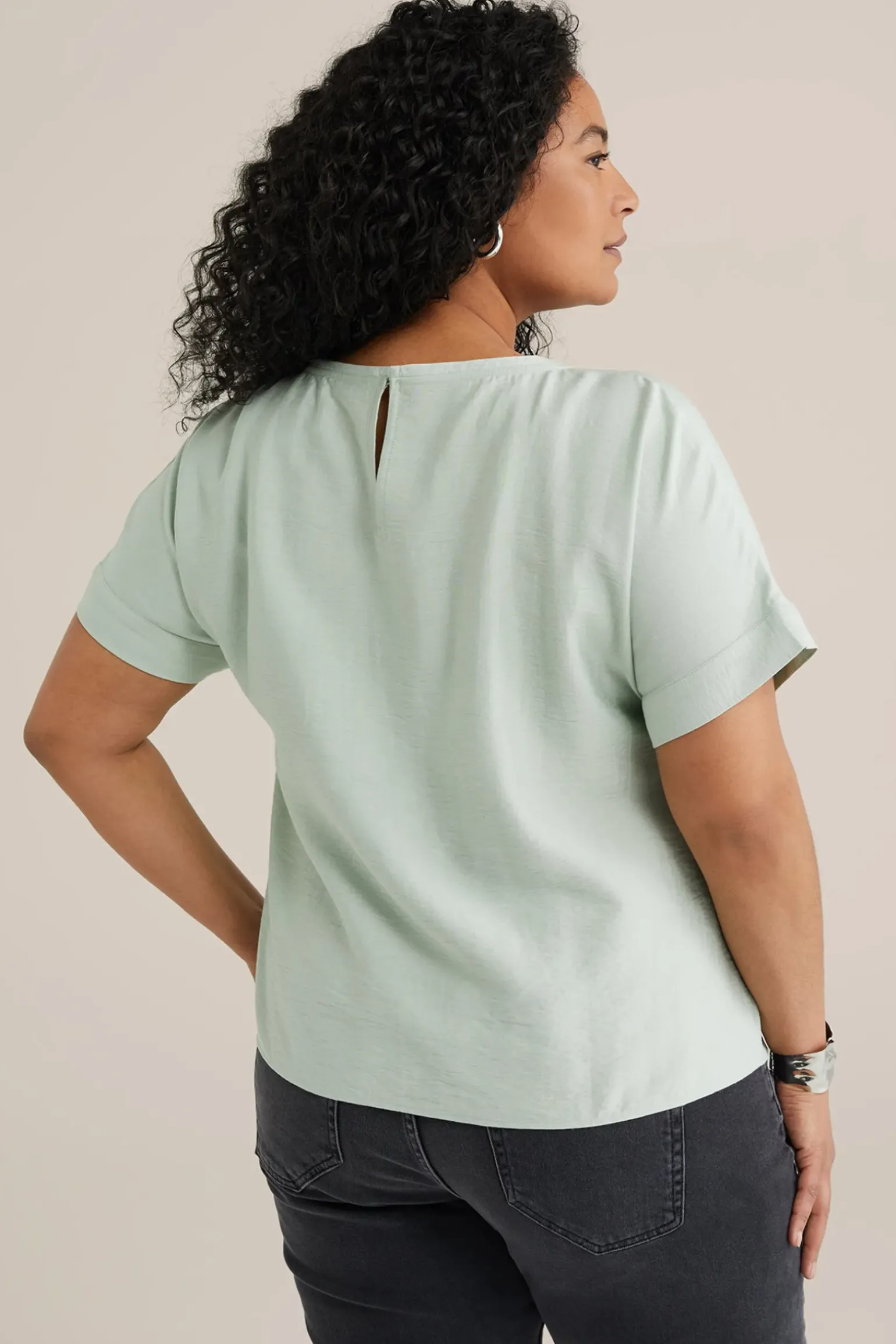 top met strikdetail - Curve