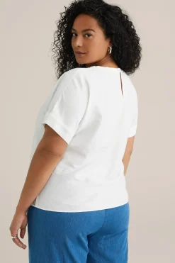 top met strikdetail - Curve