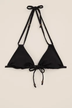 triangle bikinitop met structuur
