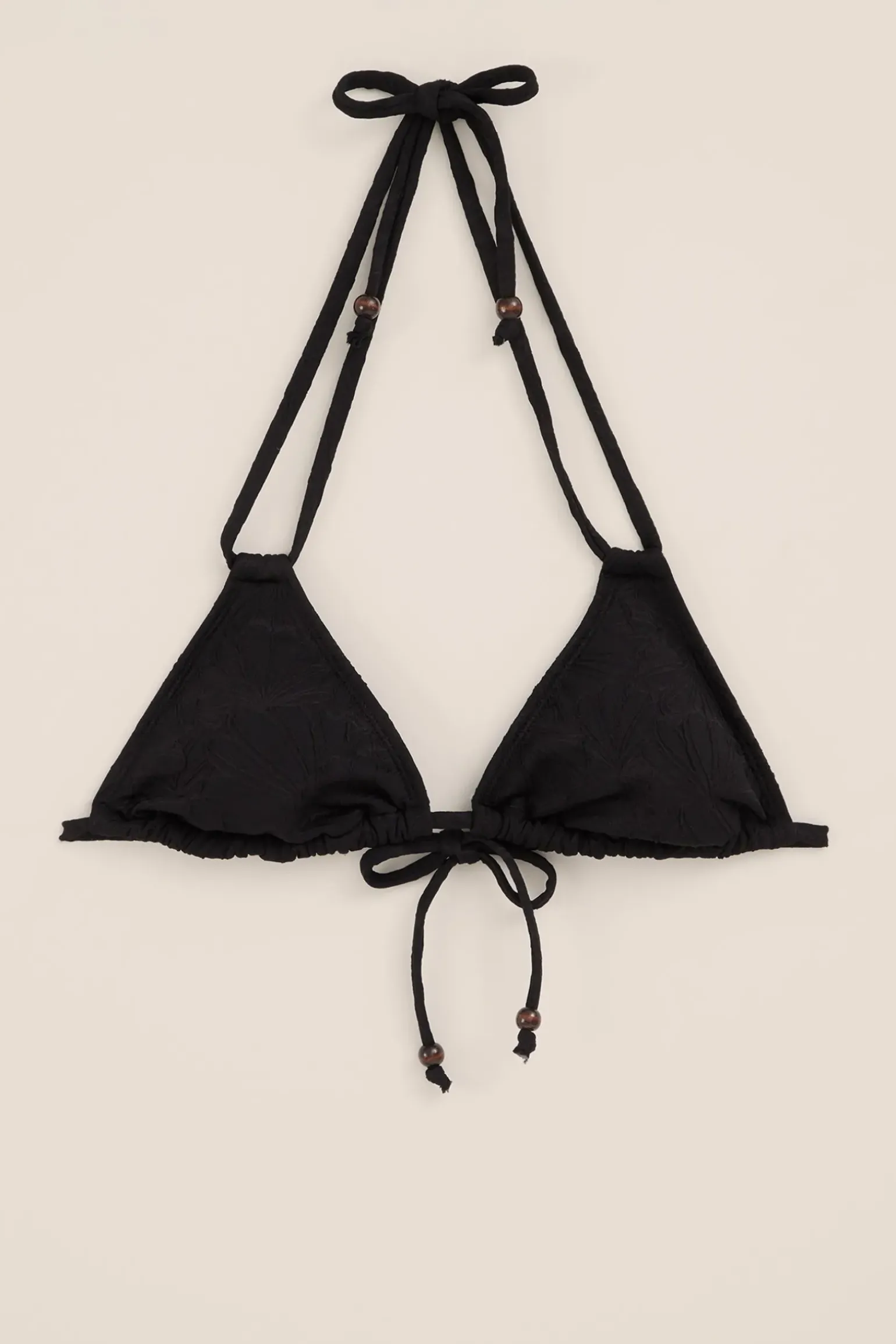 triangle bikinitop met structuur