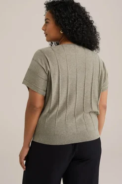 trui met glittergaren - Curve