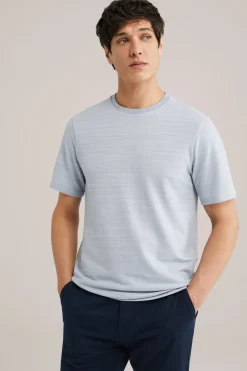 T-shirt fijngebreid