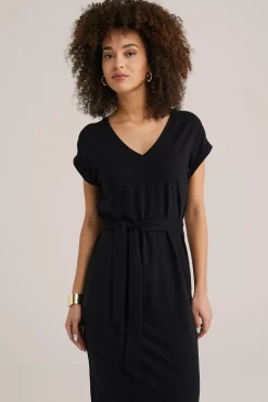 T-shirtjurk van linnenmix