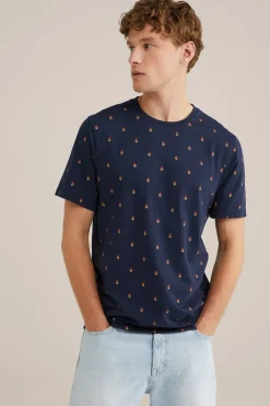 T-shirt met dessin