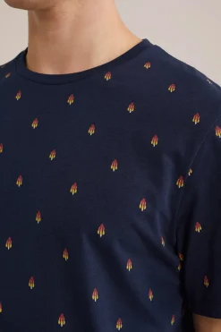 T-shirt met dessin