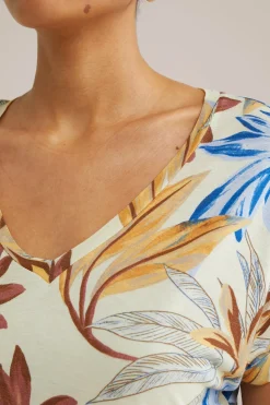 T-shirt met dessin