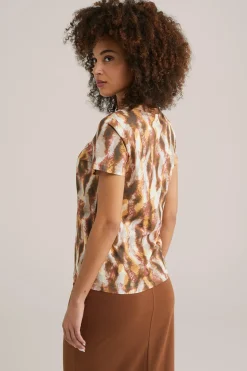 T-shirt met dessin