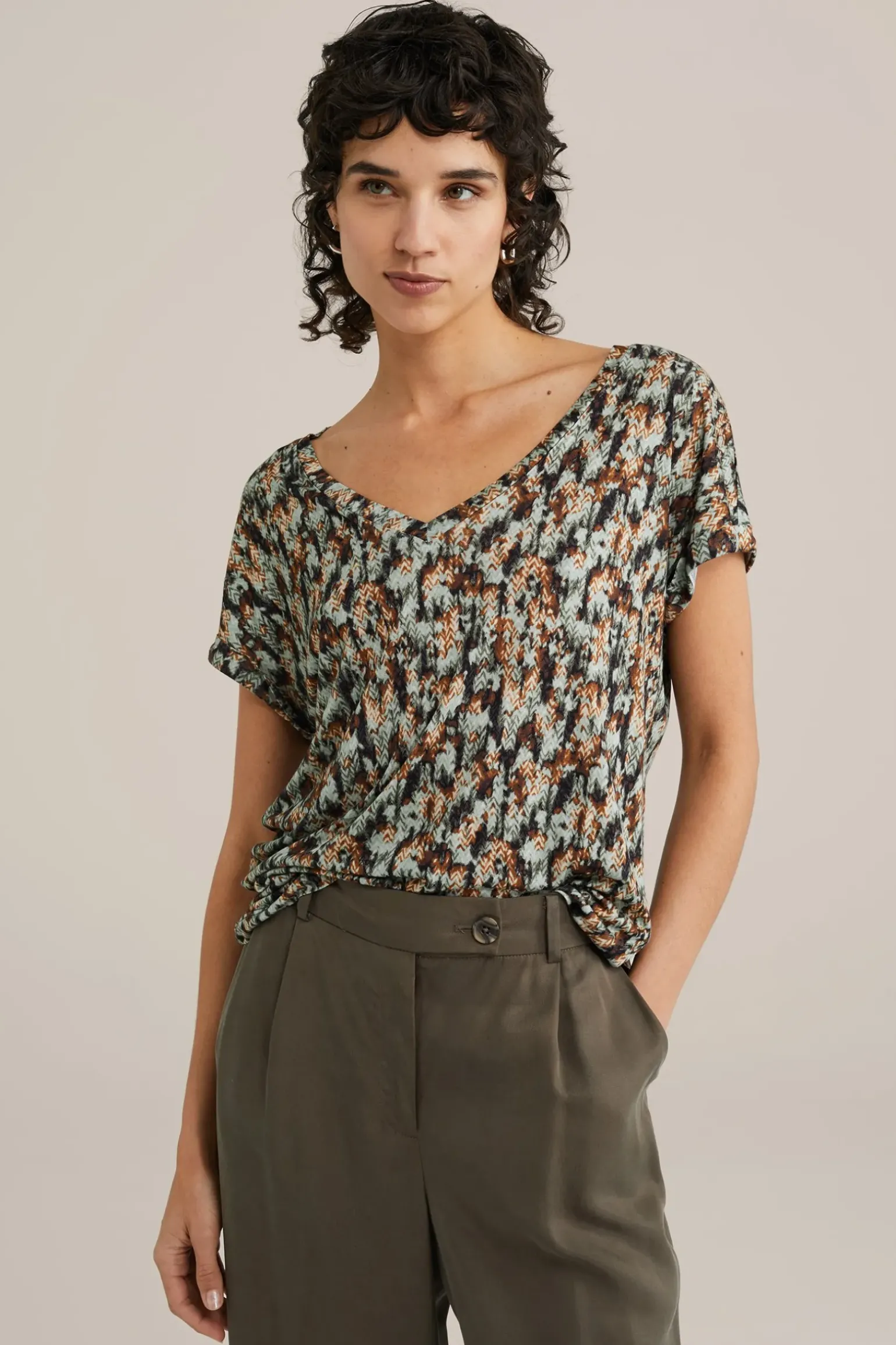 T-shirt met dessin