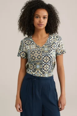T-shirt met dessin