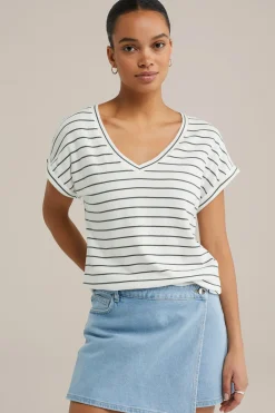T-shirt met dessin