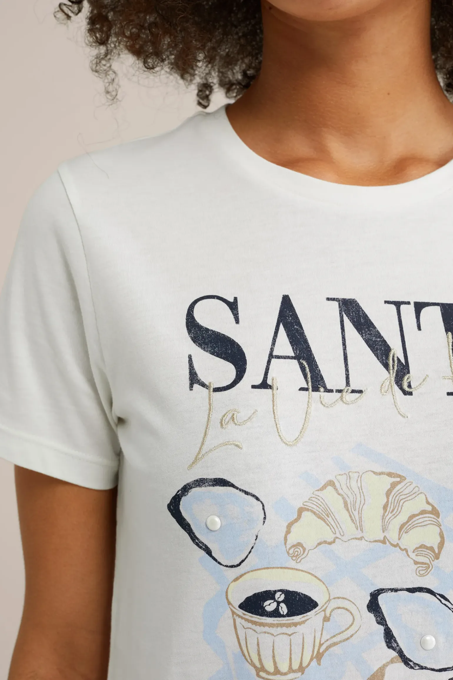 T-shirt met dessin