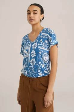 T-shirt met dessin