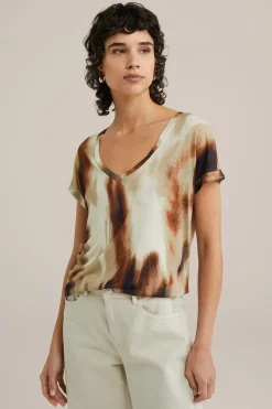 T-shirt met dessin