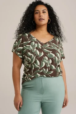T-shirt met dessin - Curve